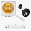 Koyoto ceiling light, globe light 12 cm gold, 1-light source