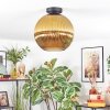 Koyoto ceiling light, globe light 12 cm gold, 1-light source