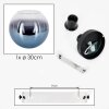 Koyoto ceiling light, globe light 12 cm blue, clear, 1-light source