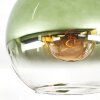 Koyoto ceiling light, globe light 12 cm green, clear, 1-light source