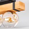 Sernadelo ceiling light, globe light Ecru, black, 2-light sources
