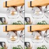 Sernadelo ceiling light, globe light Ecru, black, 2-light sources