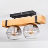Sernadelo ceiling light, globe light Ecru, black, 2-light sources
