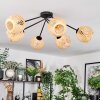Basto ceiling light, globe light Ecru, 6-light sources