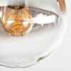 Gastor ceiling light, globe light Amber, clear, Smoke-coloured, 4-light sources