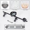 Koyoto ceiling light, globe light Amber, clear, Smoke-coloured, 4-light sources