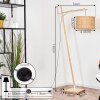 Cavaca floor lamp Ecru, white, 1-light source