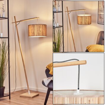 Bongal floor lamp Ecru, white, 1-light source