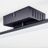 Fenol ceiling light LED black, 1-light source