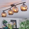 Ripoll ceiling light, globe light Smoke-coloured, 4-light sources