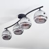 Ripoll ceiling light, globe light Smoke-coloured, 4-light sources