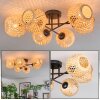Basto ceiling light, globe light Ecru, 6-light sources
