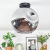 Ripoll ceiling light, globe light Smoke-coloured, 1-light source