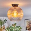 Koyoto ceiling light, globe light 30 cm Amber, clear, 1-light source