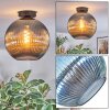 Koyoto ceiling light, globe light 30 cm blue, 1-light source