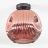 Ripoll ceiling light, globe light coppery, 1-light source