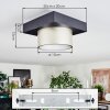 Falor ceiling light LED black, 1-light source