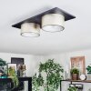 Falor ceiling light LED black, 1-light source