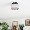 Folar ceiling light LED black, 1-light source