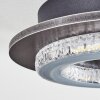 Lidor ceiling light LED grey, black, 1-light source