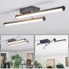 Fenol ceiling light LED black, 1-light source
