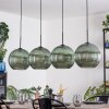 Koyoto hanging light, globe light, pendant light green, 4-light sources