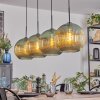 Koyoto hanging light, globe light, pendant light green, 4-light sources