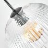 Koyoto hanging light, globe light, pendant light 25 cm clear, 1-light source