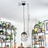 Koyoto hanging light, globe light, pendant light clear, Smoke-coloured, 1-light source