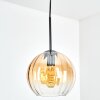Koyoto hanging light, globe light, pendant light Amber, clear, 1-light source