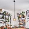 Koyoto hanging light, globe light, pendant light Amber, clear, 1-light source