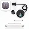 Koyoto hanging light, globe light, pendant light Smoke-coloured, 1-light source