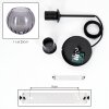 Koyoto hanging light, globe light, pendant light Smoke-coloured, 1-light source