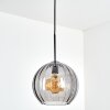 Koyoto hanging light, globe light, pendant light Smoke-coloured, 1-light source
