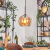 Koyoto hanging light, globe light, pendant light Amber, 1-light source