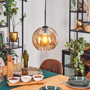 Koyoto hanging light, globe light, pendant light Amber, 1-light source