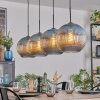 Koyoto hanging light, globe light, pendant light blue, 4-light sources