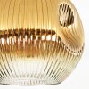 Ripoll ceiling light, globe light gold, clear, 1-light source
