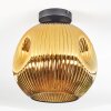 Ripoll ceiling light, globe light gold, 1-light source