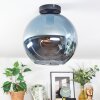 Koyoto ceiling light, globe light 30 cm blue, 1-light source