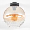 Koyoto ceiling light, globe light 30 cm Amber, clear, 1-light source