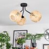 Basto ceiling light, globe light Ecru, 3-light sources
