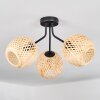 Basto ceiling light, globe light Ecru, 3-light sources