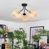 Basto ceiling light, globe light Ecru, 3-light sources
