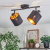 Alsen ceiling light, ceiling spotlight black, 2-light sources
