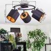 Alsen ceiling light, ceiling spotlight black, 3-light sources