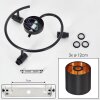 Alsen ceiling light, ceiling spotlight black, 3-light sources