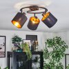 Alsen ceiling light, ceiling spotlight black, 3-light sources