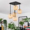 Basto ceiling light, globe light Ecru, 5-light sources