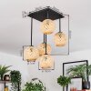 Basto ceiling light, globe light Ecru, 5-light sources